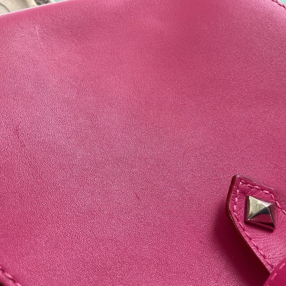 Rebecca Minkoff Magenta Skylar Studded Crossbody “Like New” - Picture 6 of 13